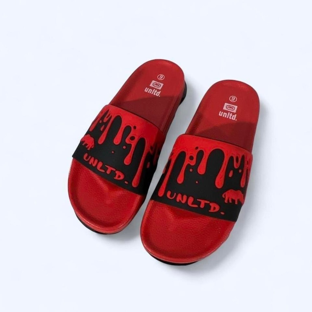 ECKO‎ UNLTD SLIDES RED DRIP SIZE 9